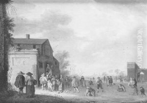 La Distribution Du Pain by Cornelis Droochsloot