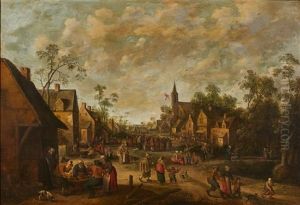 Village Kermesse by Joost Cornelisz. Droochsloot