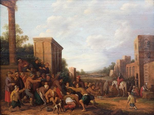 The Village Brawl, Saint Martin In The Distance - view 1