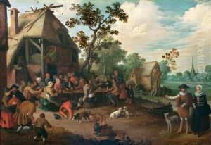 Landliches Fest by Joost Cornelisz. Droochsloot