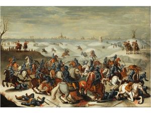 Das Duell Der Beiden Kontrahenten Abraham Van Lekkerbeetje Und Charles De Breautee