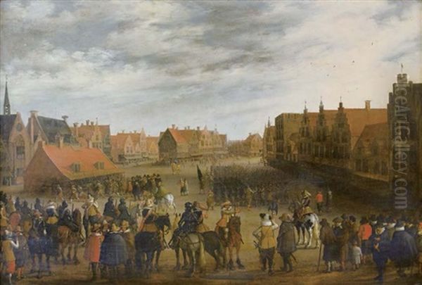 Le Prince Maurice D'orange A Utrecht Le 31 Juillet 1618 - view 1
