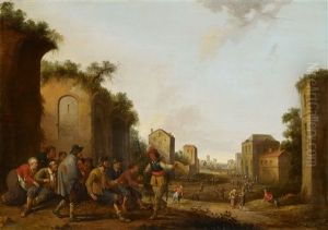 Southern Landscape With Beggars