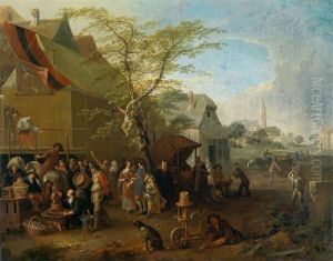 Dorfliche Marktszene by Joost Cornelisz. Droochsloot