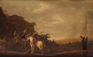 Scene De Cavalerie by Joost Cornelisz. Droochsloot