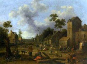 Peasants On A Village Green