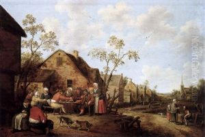 Dorfstrase by Joost Cornelisz. Droochsloot
