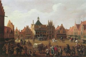 Plaza De Amersfoort Con E Ayuntamiento Al Fondo