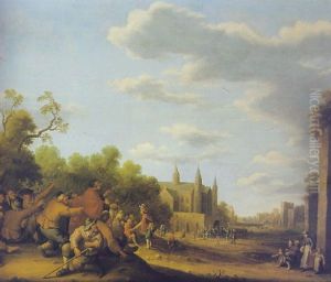 La Asamblea De Los Dolientes by Joost Cornelisz. Droochsloot