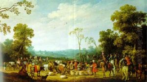 Der Agyptische Joseph Last Korn An Die Hungernden Verteilen