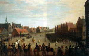 The Disbanding Of The Waardgelders By Prince Maurits On The Meude, Utrecht, 31 July 1618 by Joost Cornelisz. Droochsloot