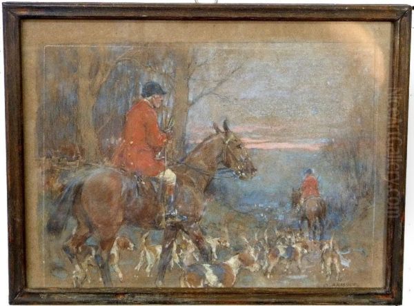 At The End Of The Day - A Study Of Huntsmen And Hounds - view 1
