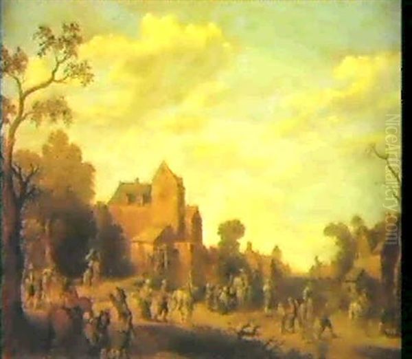 Soldiers Pillaging A Village - view 1