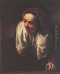 Portrait D'une Dame A Sa Fenetre