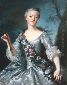 Elegante Dame Als Diana