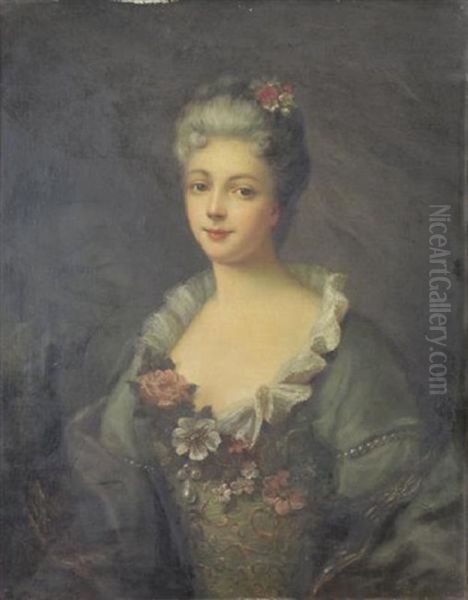 Portrait Of Mademoiselle De Soubise - view 1