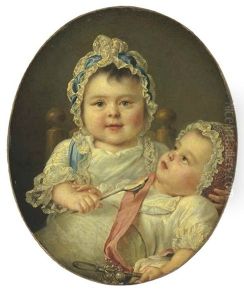 The Little Nursemaid by Francois Hubert Drouais