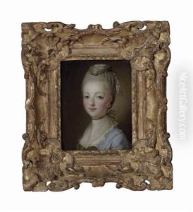 Portrait De Marie-antoinette (1755-1793) by Francois Hubert Drouais