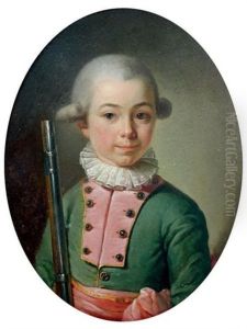 Portrait D'enfant En Petit Officier