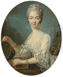 Portrait Of A Lady, Said To Be Mademoiselle De Forges (collab. W/studio)