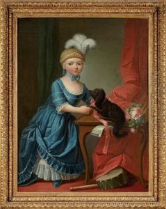 Jeune Fille Et Son Chien