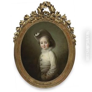 Marie-jean Herault De Sechelles As A Child by Francois Hubert Drouais