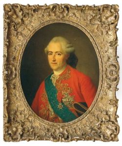 Portrait De Louis Xv Avec L'etoile Du Saint-esprit Et De L'ordre De Saint-louis by Francois Hubert Drouais