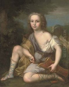 Portrait Of A Young Boy As Cupid (charles De Bourbon, Duc De Berry ?) Portrait Of A Young Boy As Cupid (charles De Bourbon, Duc De Berry ?)