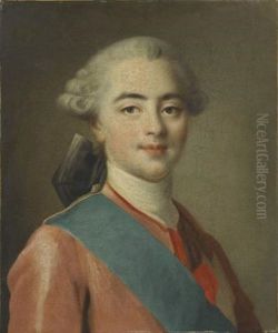 Portait De Louis Stanislas-xavier De France, Comte De Provence Et Futur Louis Xviii (1755-1824) by Francois Hubert Drouais