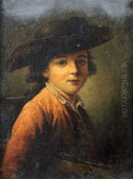 Portrait D'enfant Au Chapeau - view 1