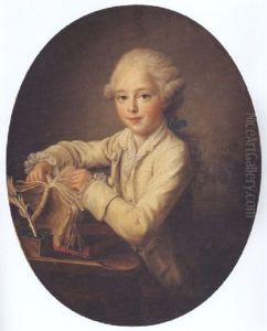 Portrait Du Marquis De Briges Enfant by Francois Hubert Drouais