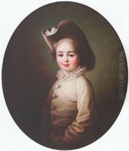 Portrait Of Herault De Sechelles As A Small Boy, Wearing A Pierrot Costume