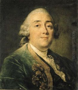 Portrait Of Louis-philippe, Duc D'orleans In A Blue Jacket