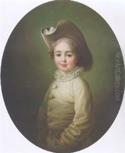 Portarit Of A Boy(the Poet Philippe-francois Nazaire Fabre D'eglantine?) by Francois Hubert Drouais