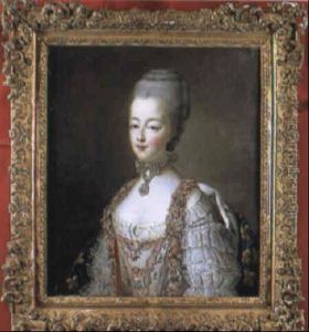 Portrait De Marie-antoinette A L'age De Dix Sept Ans by Francois Hubert Drouais