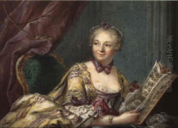 Femme A La Partition De Musique - view 1