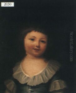 Portrait Of Young Girl by Francois Hubert Drouais