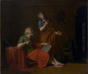 La Lecon De Mathematique by Jean Germain Drouais