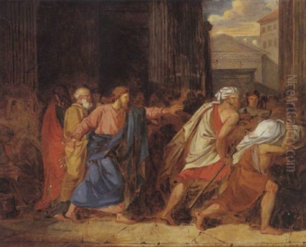 Le Christ Chassant Les Marchands Du Temple - view 1