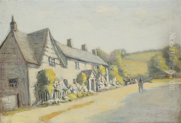Man On Path Near House - view 1