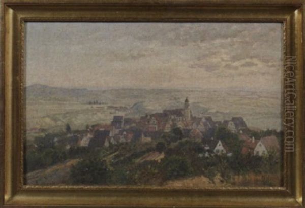 Ansicht Von Leonburg Mit Umgebender Landschaft - view 1