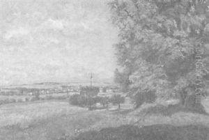 Schwabische Landschaft Im Fruhling by Hermann Druck