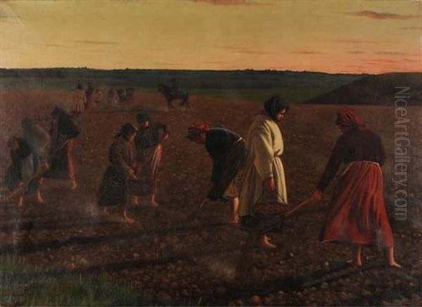 Russische Bauerinnen Auf Dem Feld - view 1