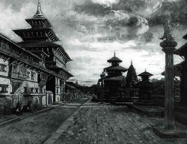 Les Temples Et Le Palais De Patan, Nepal - view 1