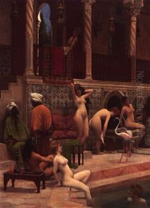 Le Bain Des Femmes Au Harem by Antoine Druet