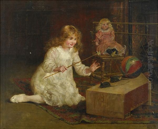 Girl Playing With Toys - view 1