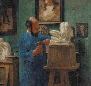 Interior, A Sculptor's Studio by Malcolm Drummond