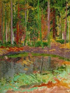 A Wooded Pond, Penn Street, Amersham by Malcolm Drummond