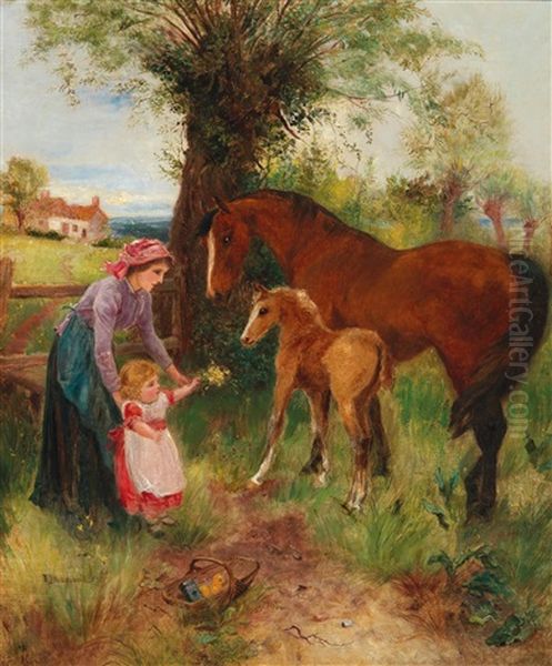 Visiting The Horses - view 1