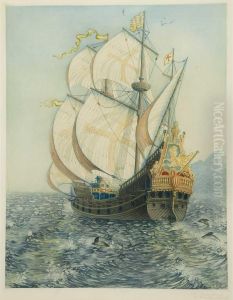 The Golden Galleon by John Taylor Arms